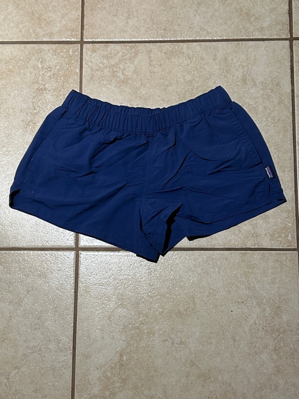 Patagonia Women's Navy Athletic Shorts with Elastic Waist